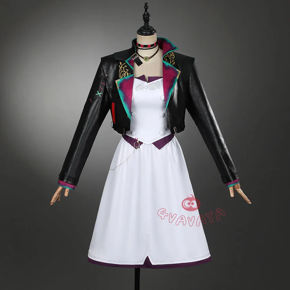 Gvavaya Anime Cosplay League of Legends Arcane Season2 Cosplay Powder AU Party Dress Powder Cosplay Costume