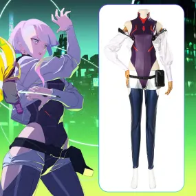 Gvavaya Cosplay Anime Cyberpunk Edgerunners Lucy Cosplay Costume Cyberpunk Lucy Cosplay
