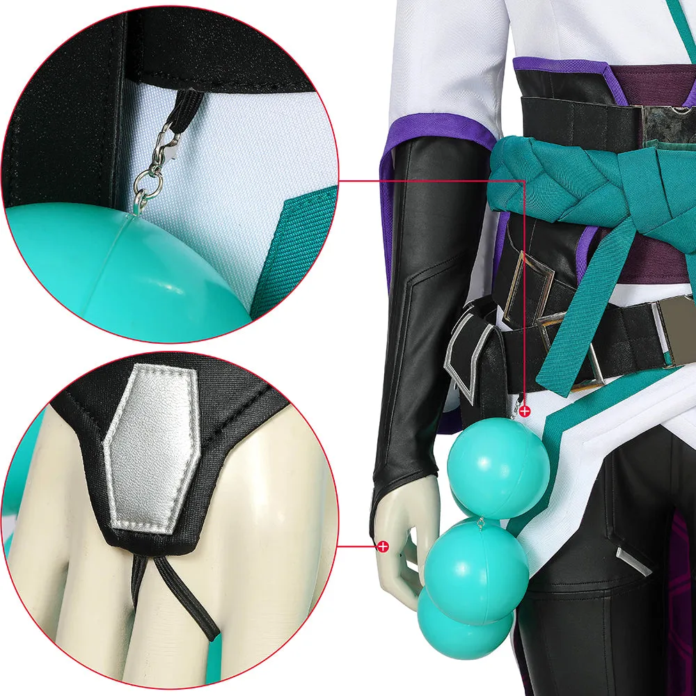 Gvavaya Game Cosplay Valorant Sage Cosplay Costume Valorant Sage Cosplay