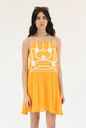 Hand Embroidered Dress Sunshine