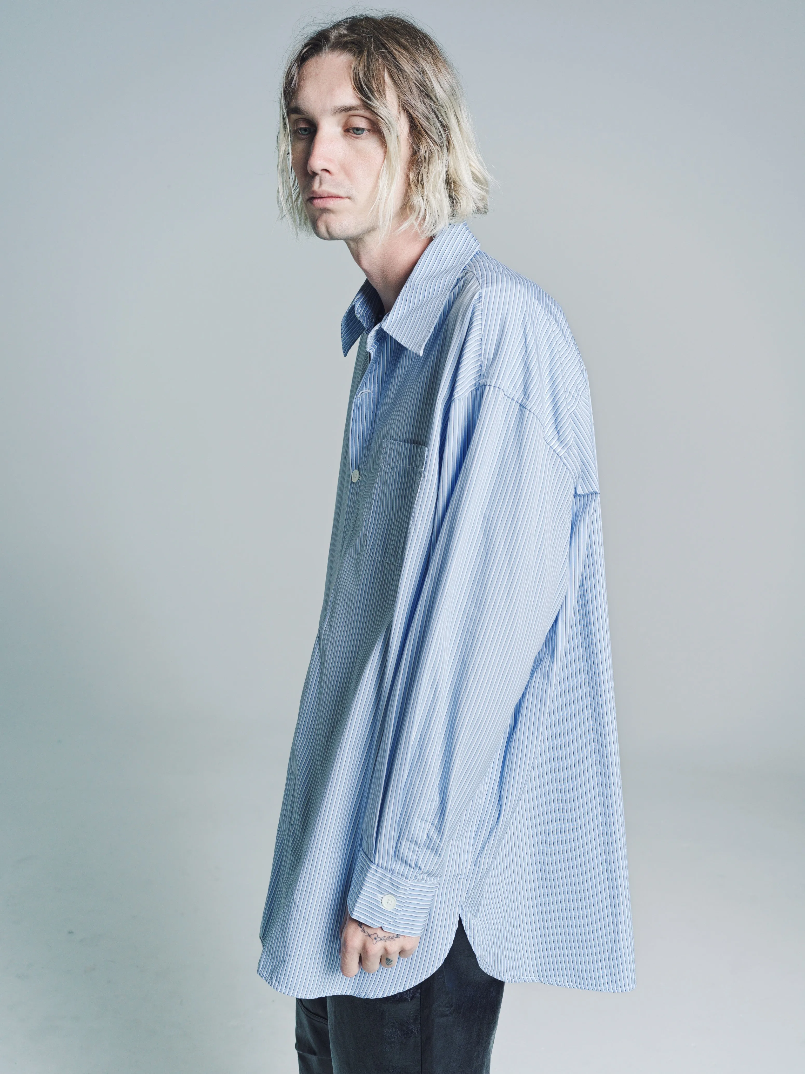 Hedge Fund Stripe Popover Shirt