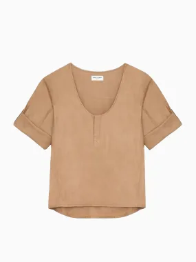 Henley blouse