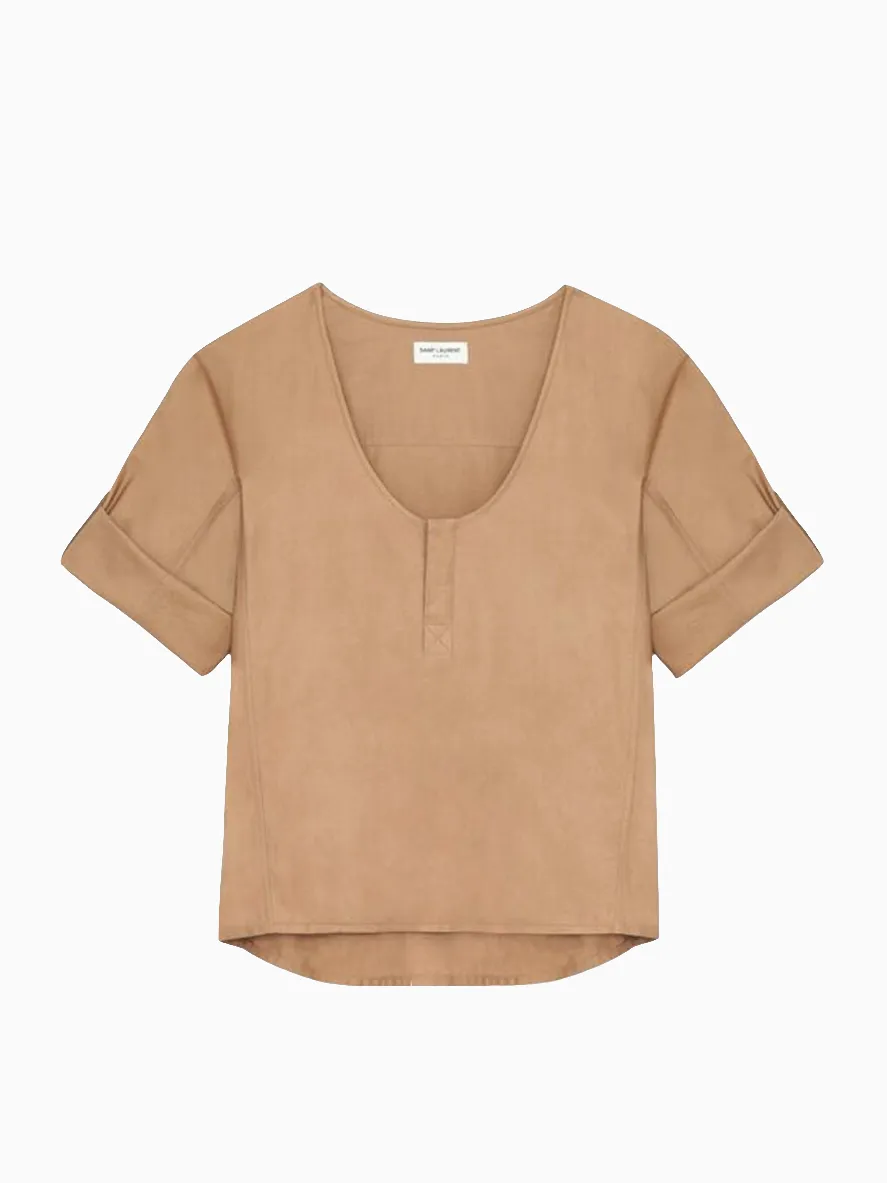 Henley blouse