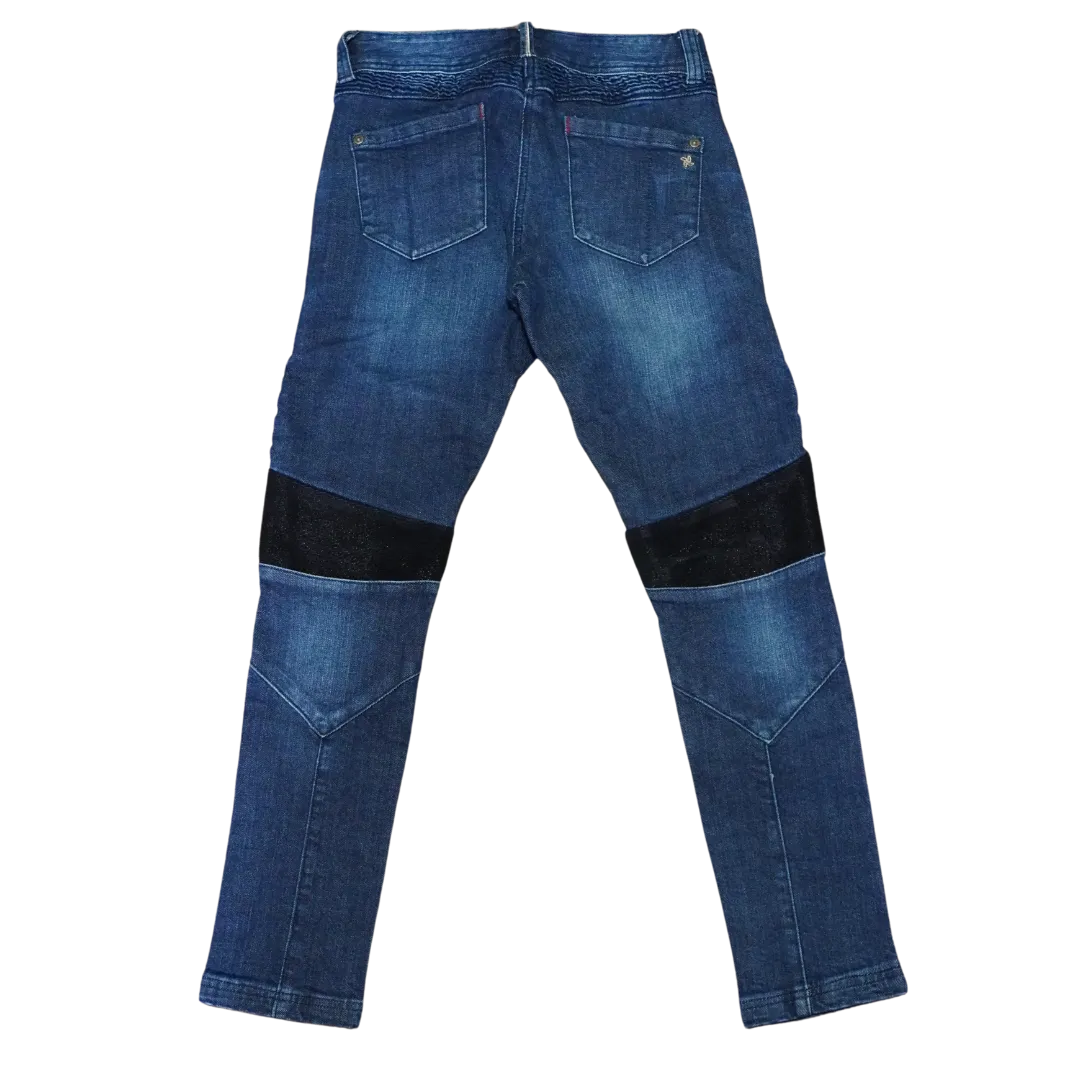 'Italian' Skinny Moto Selvedge Jean