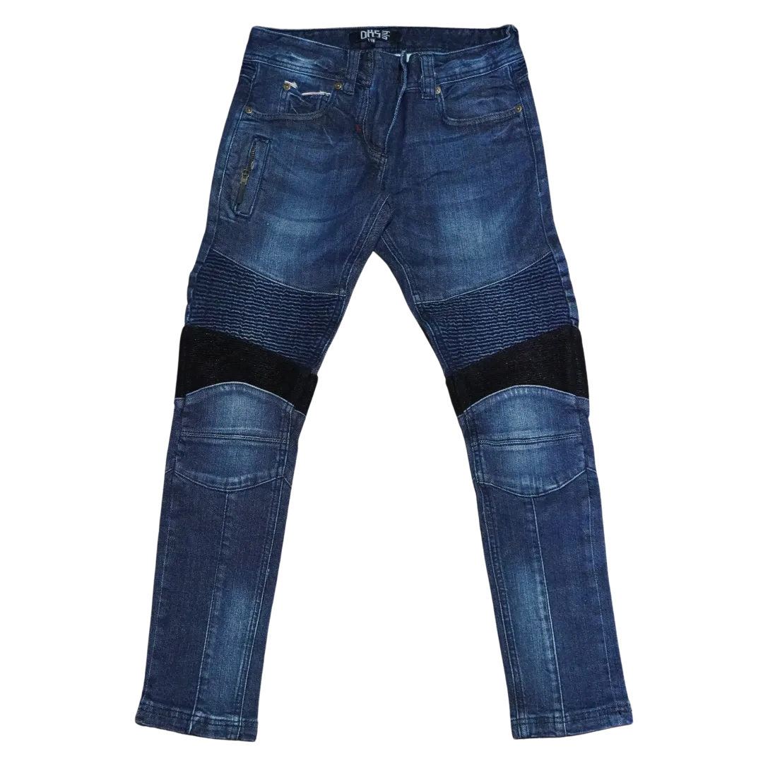 'Italian' Skinny Moto Selvedge Jean