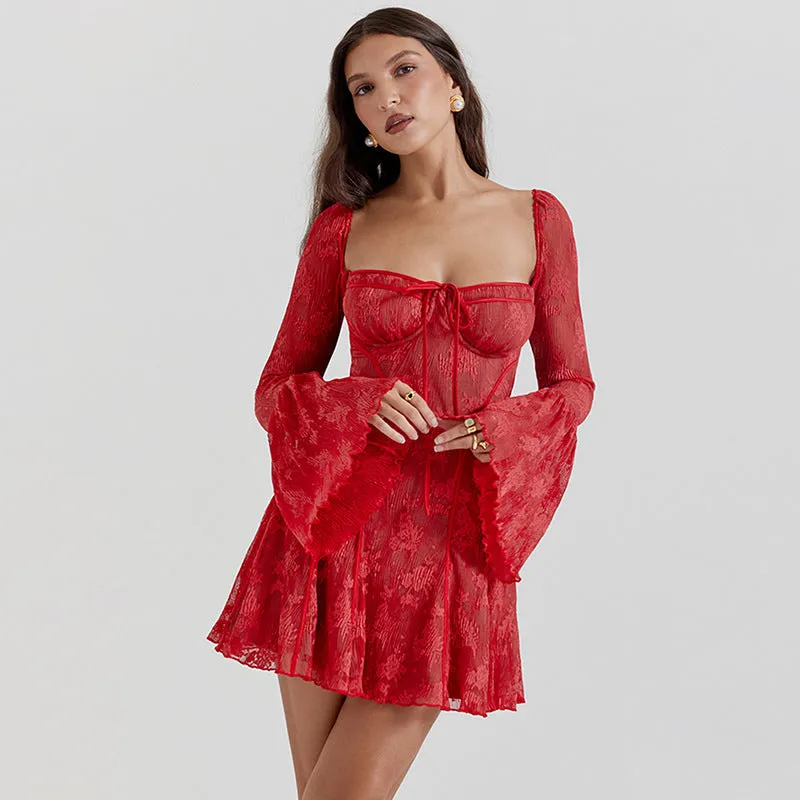 Kauai Romantic Lace Cotton Dress