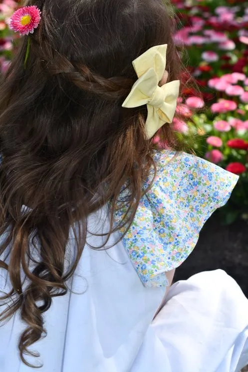Light Blue Bishop Smocked Dress