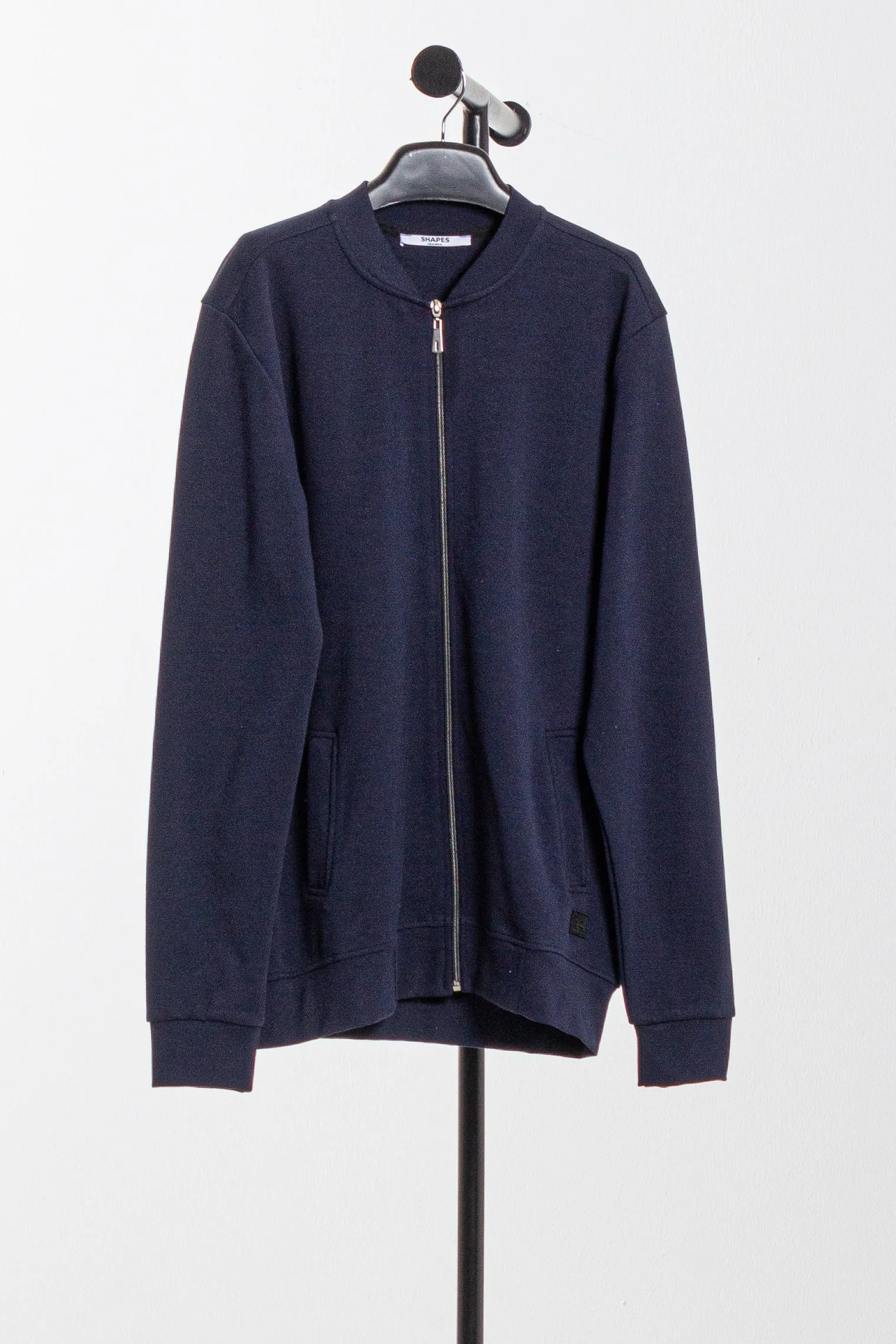 LIGHTWEIGHT KNIT BOMBER JACKET
