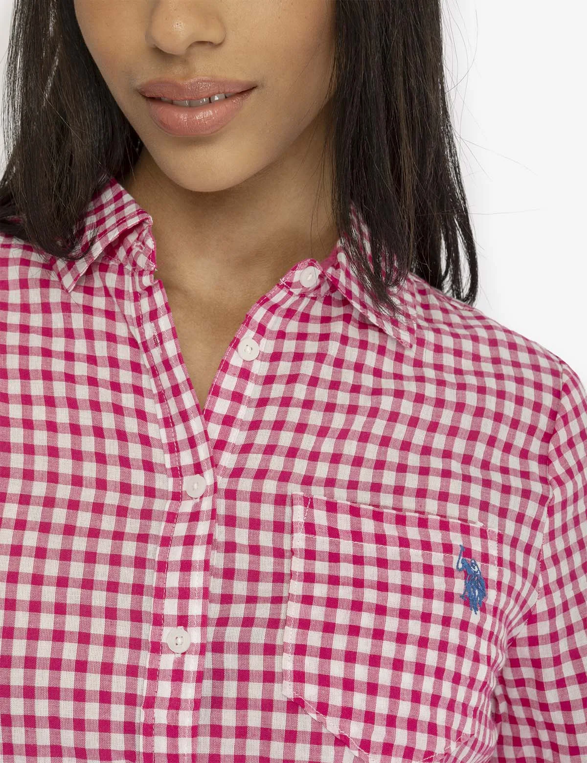 LONG SLEEVE POPOVER SHIRT WITH POCKET
