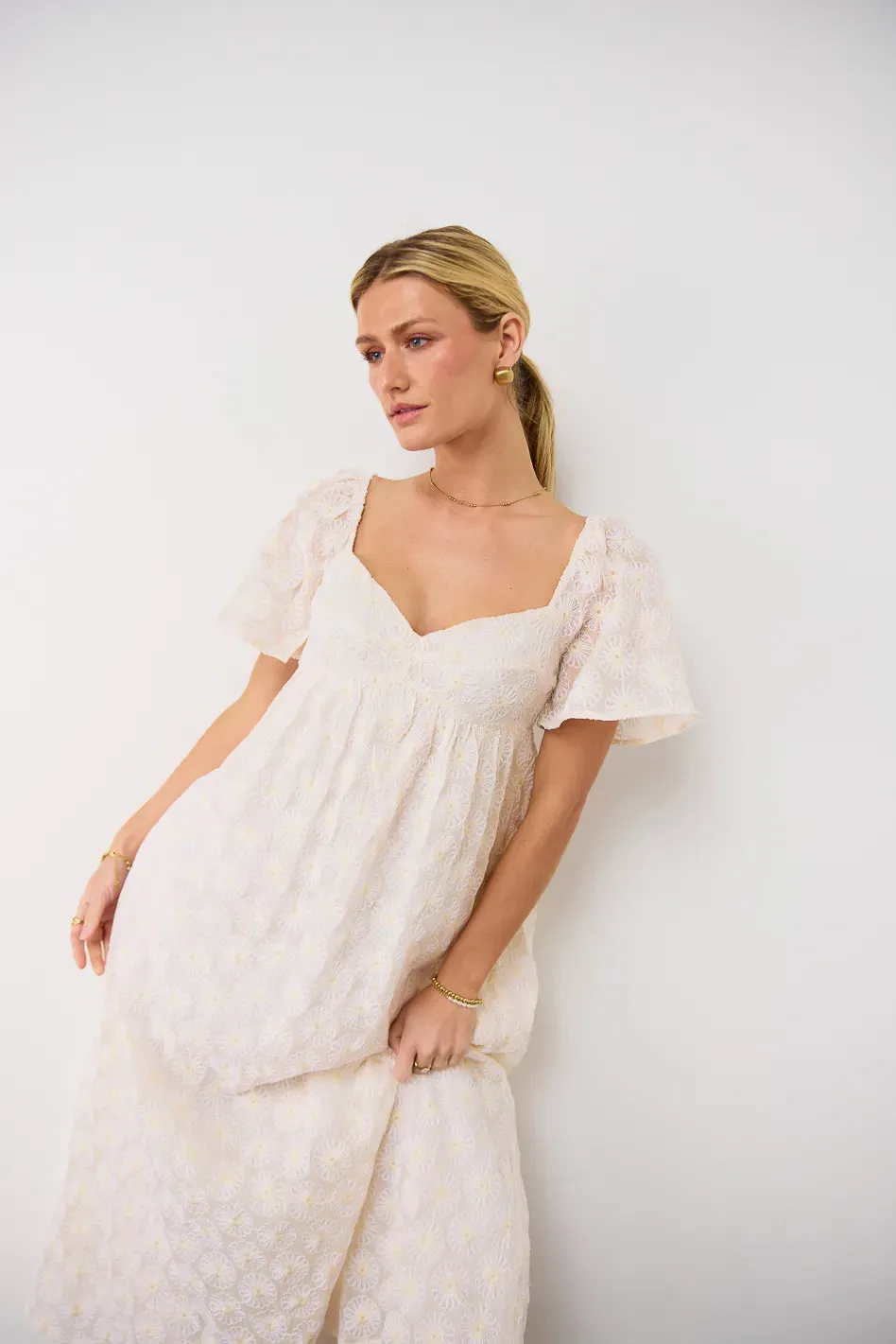 Natalia Floral Embroidered Dress - FINAL SALE