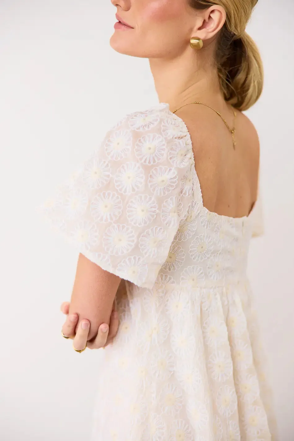 Natalia Floral Embroidered Dress - FINAL SALE
