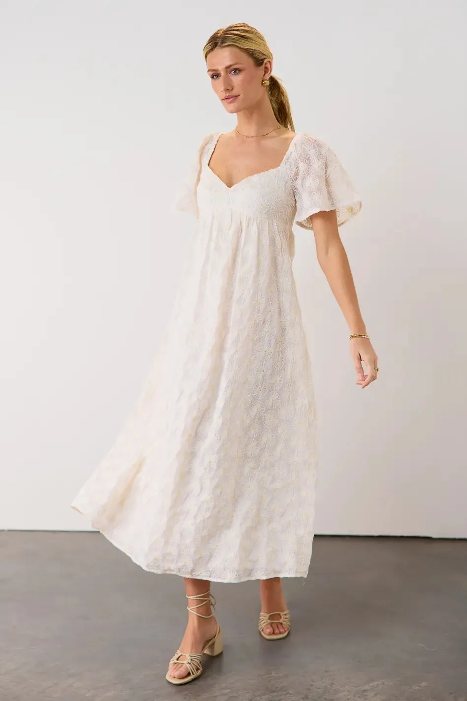 Natalia Floral Embroidered Dress - FINAL SALE