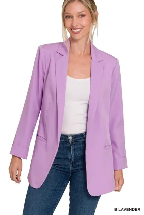 Open Front Classic Blazer