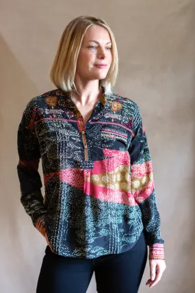 Ozee Blouse | Johnny Was