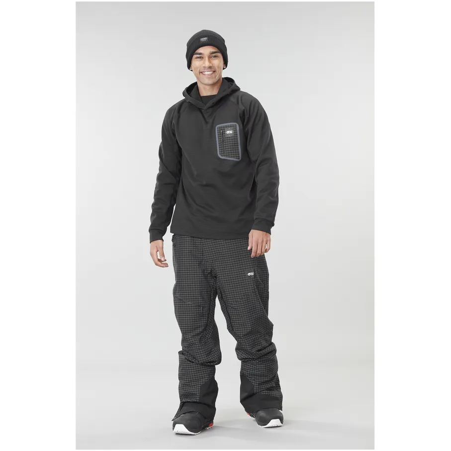 Picture Bake Grid Fleece Hoodie