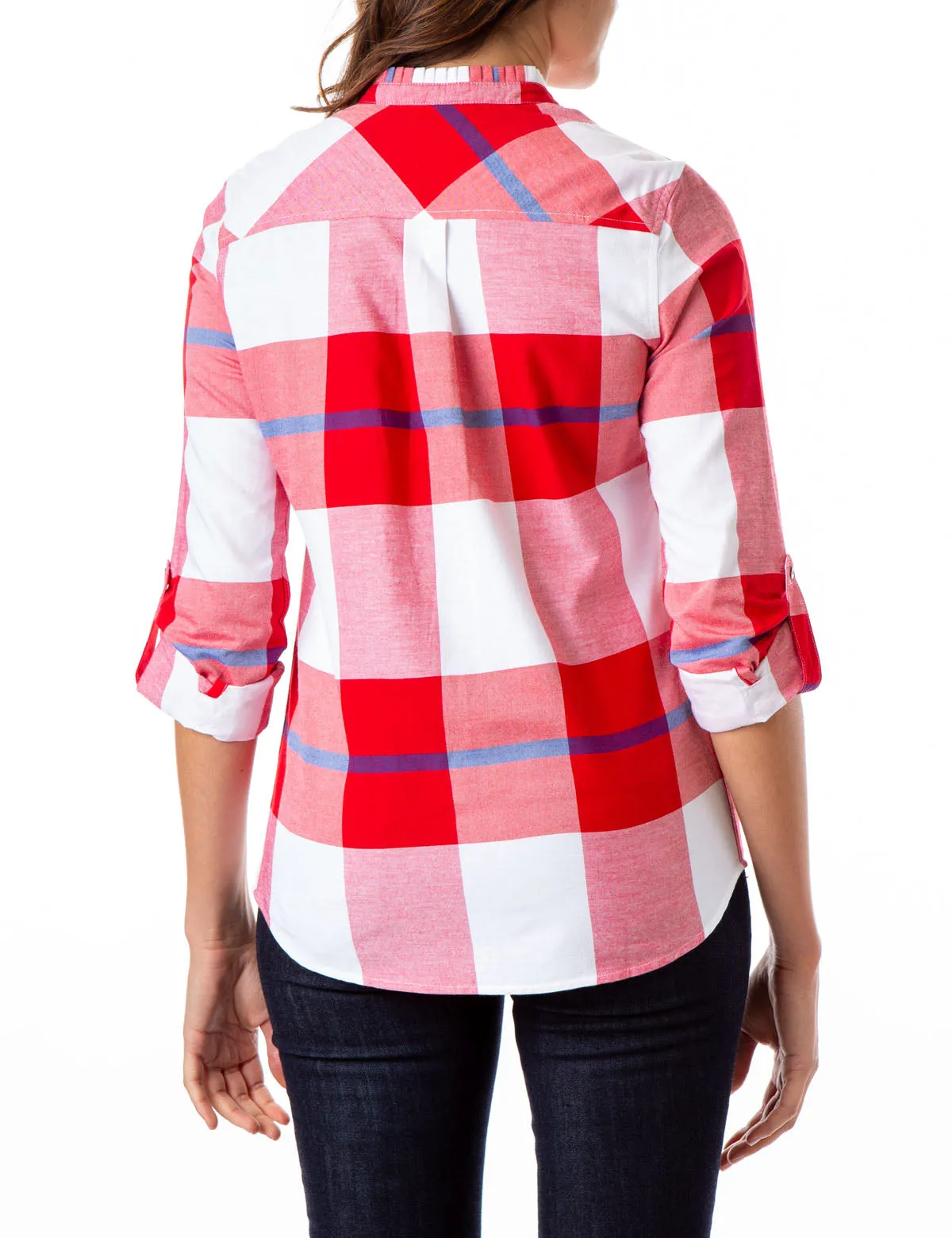 PLAID POPOVER SHIRT