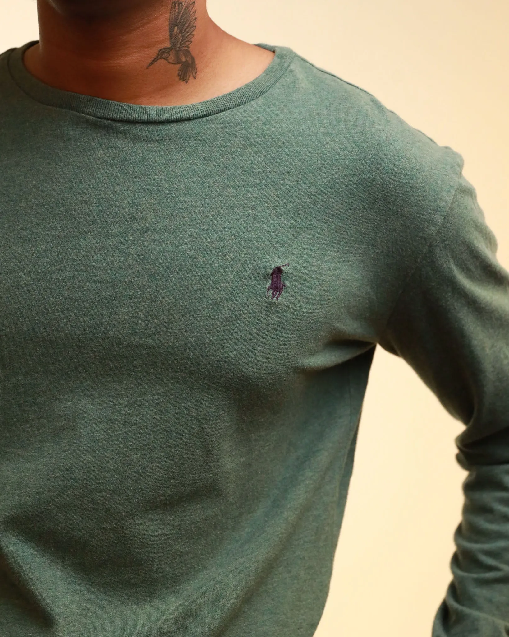 Polo By Ralph Lauren Long Sleeve Crewneck Sweatshirt Green