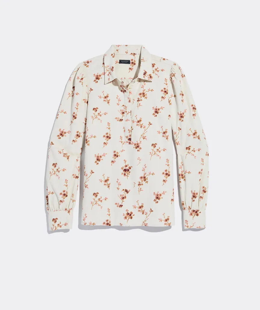 Popover Shirt in Sienna