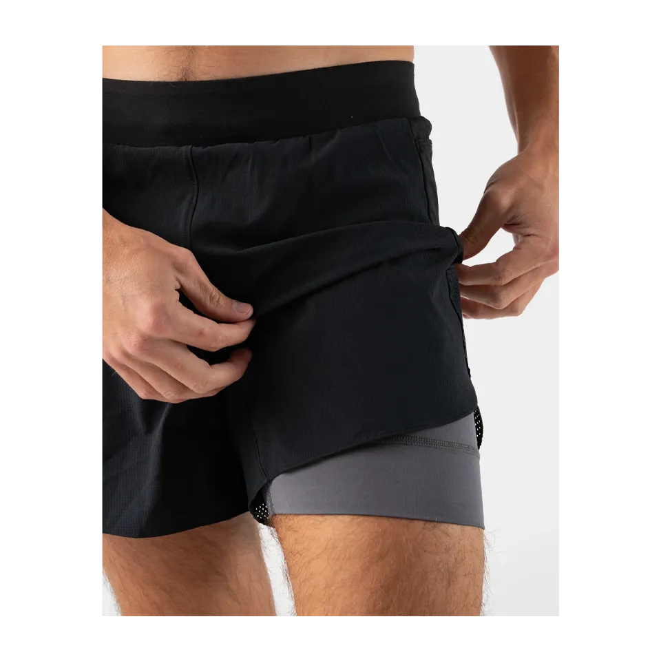 rabbit Men's FKT 2.0 2-in-1 5" Black
