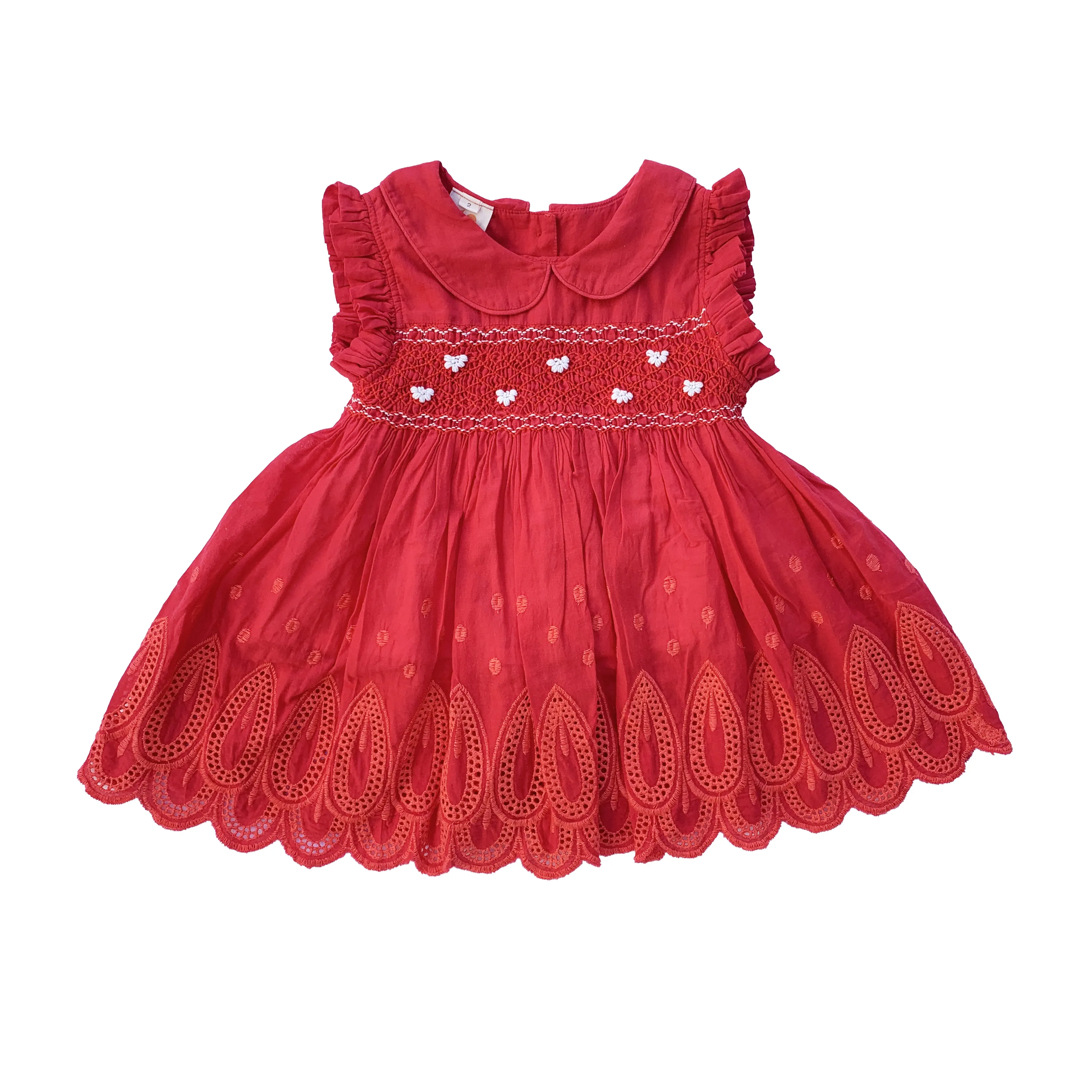 Red Fairy Smocked Dress