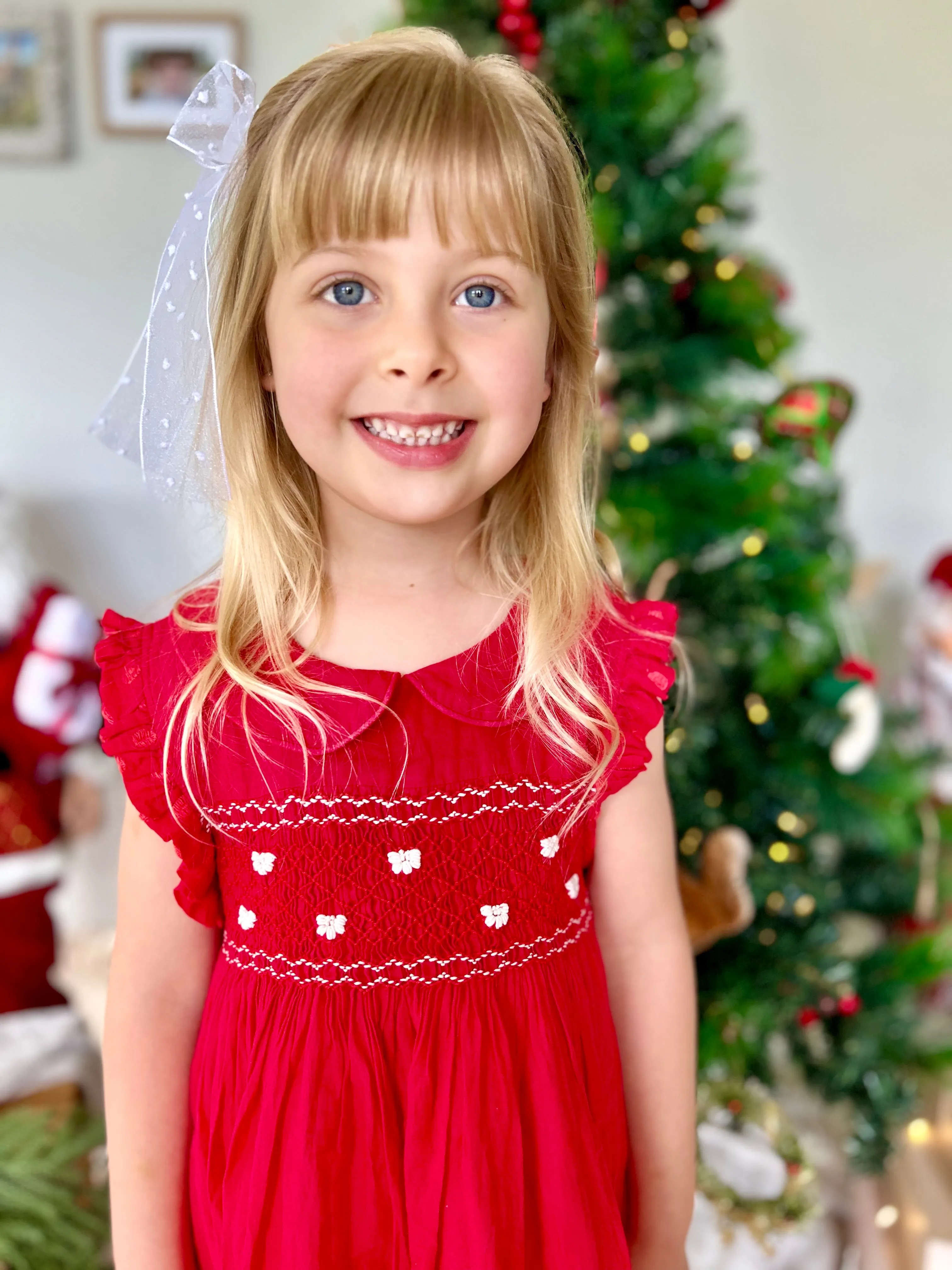 Red Fairy Smocked Dress
