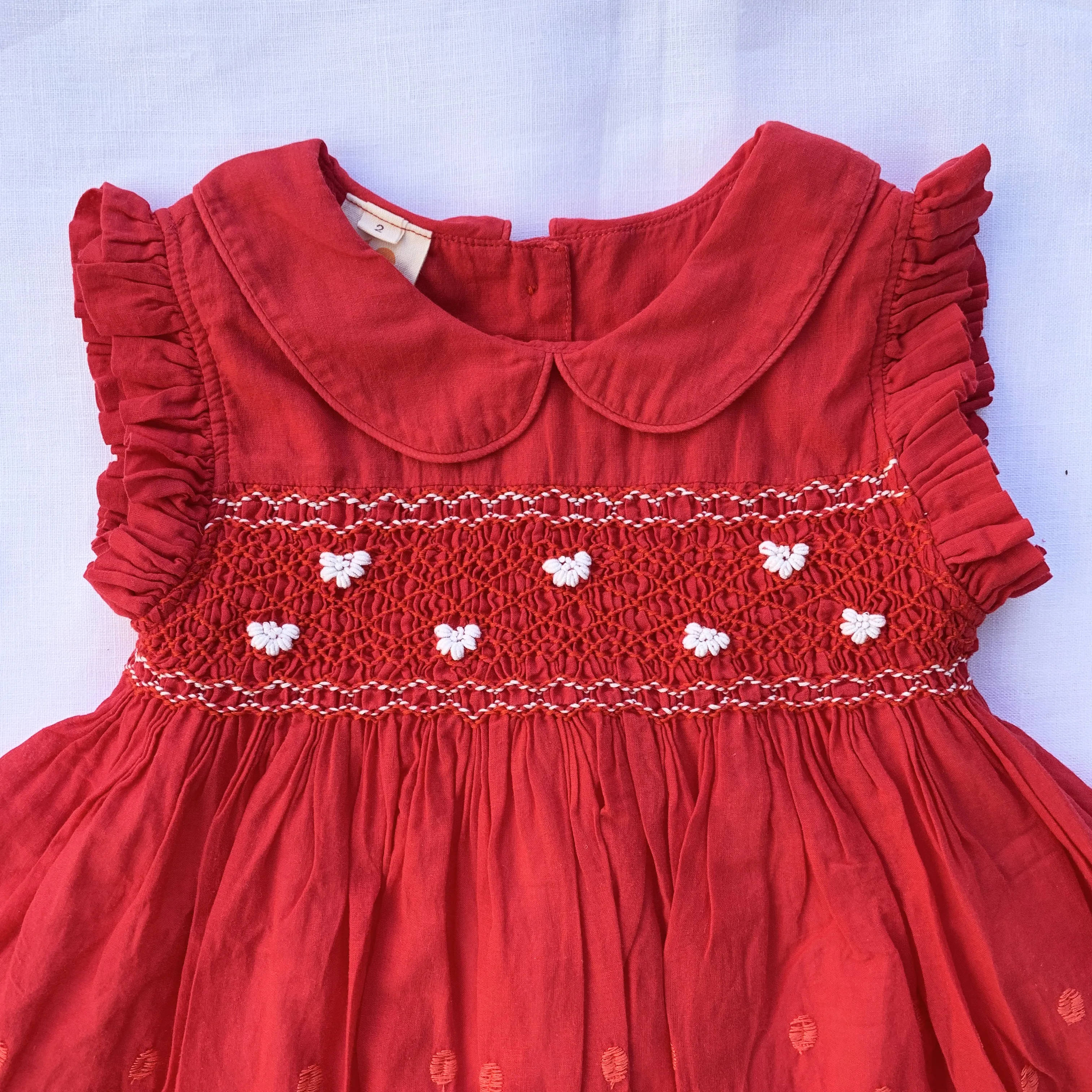 Red Fairy Smocked Dress