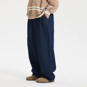 Retro Casual Loose Wide Leg Jeans