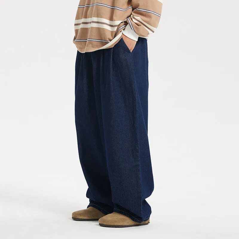Retro Casual Loose Wide Leg Jeans