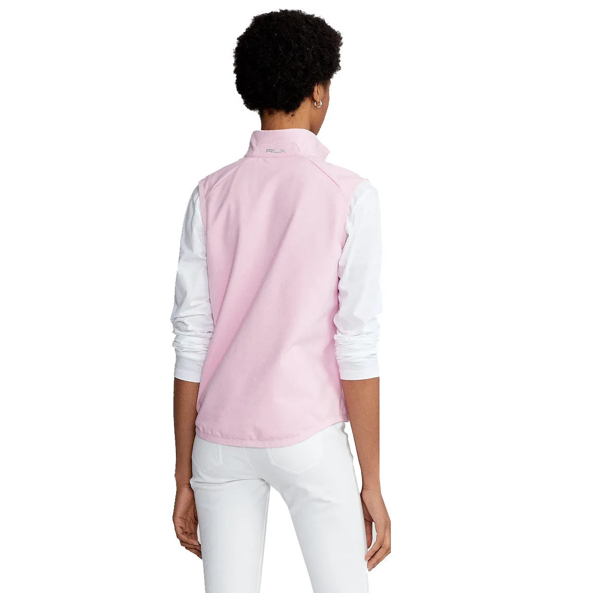 RLX Ralph Lauren Techy Terry Taylor Rose Womens Golf Vest