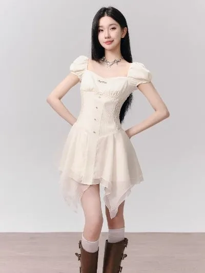 Romantic Lace Patchwork Princess Dress