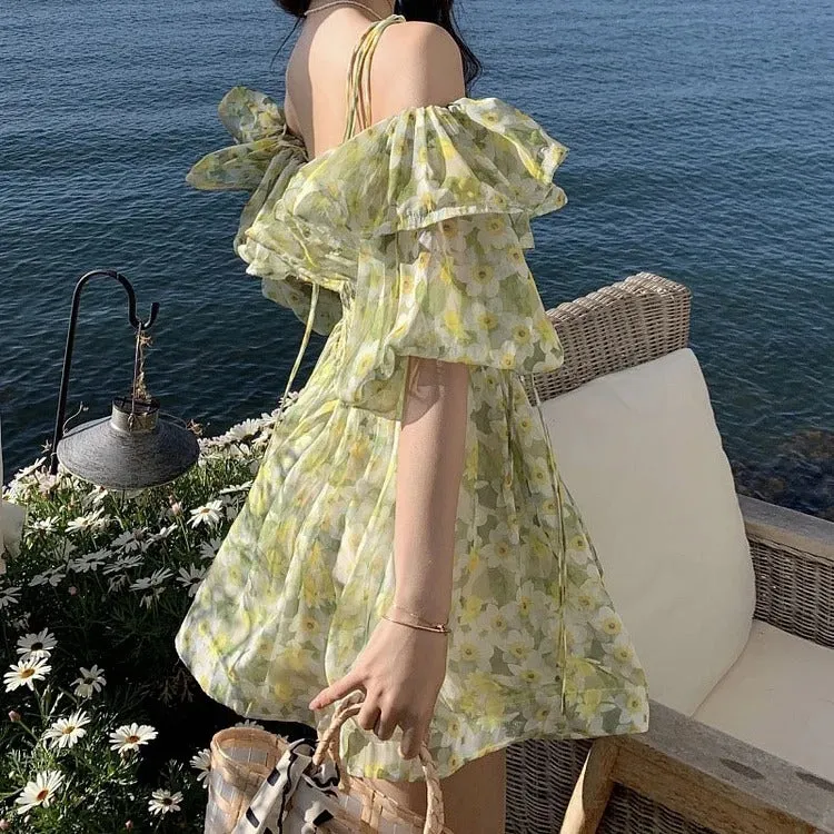 Romantic Vintage Floral Summer Dress