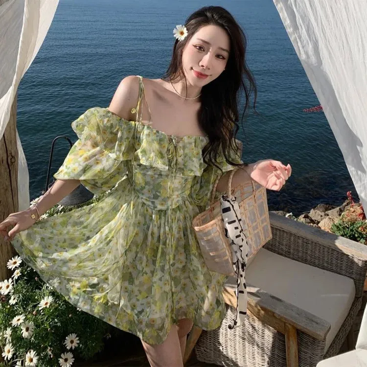 Romantic Vintage Floral Summer Dress