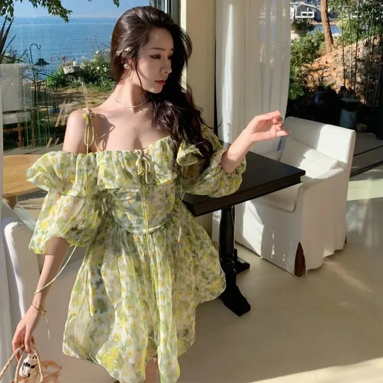Romantic Vintage Floral Summer Dress