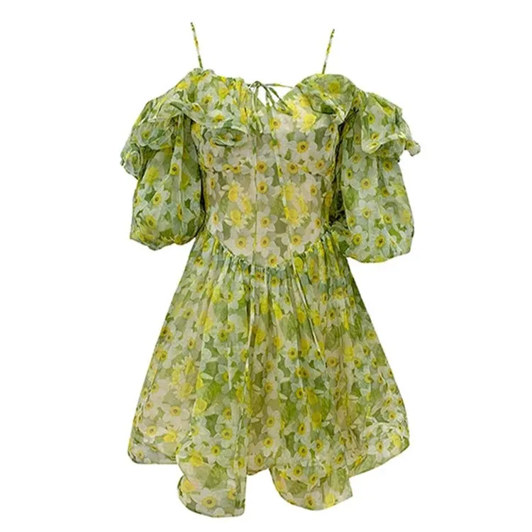 Romantic Vintage Floral Summer Dress