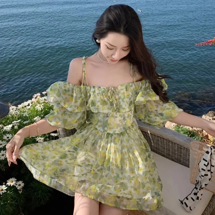 Romantic Vintage Floral Summer Dress