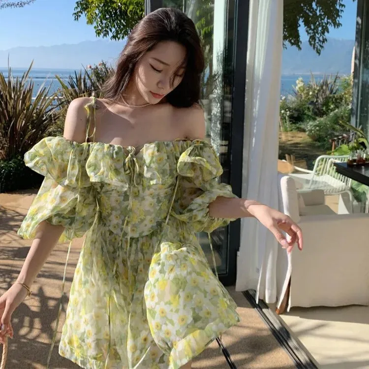 Romantic Vintage Floral Summer Dress