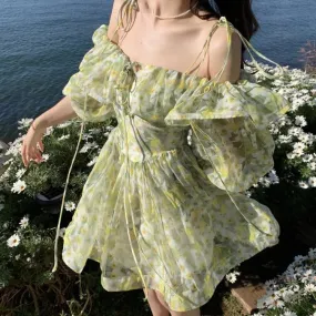 Romantic Vintage Floral Summer Dress
