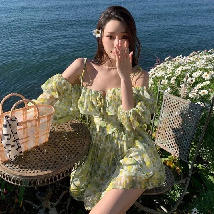 Romantic Vintage Floral Summer Dress