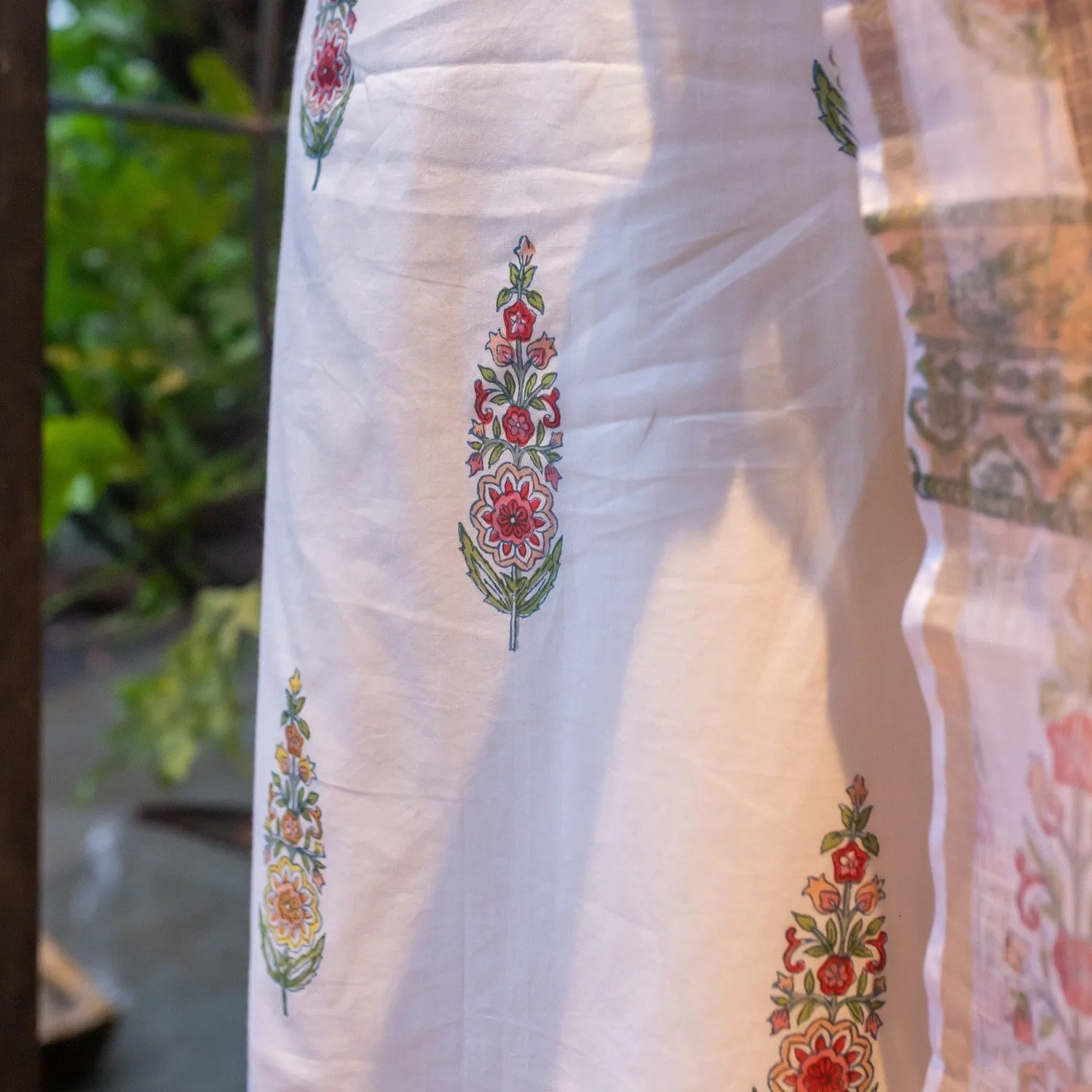 Saanjh Multi Cypress Suit Set With Dupatta