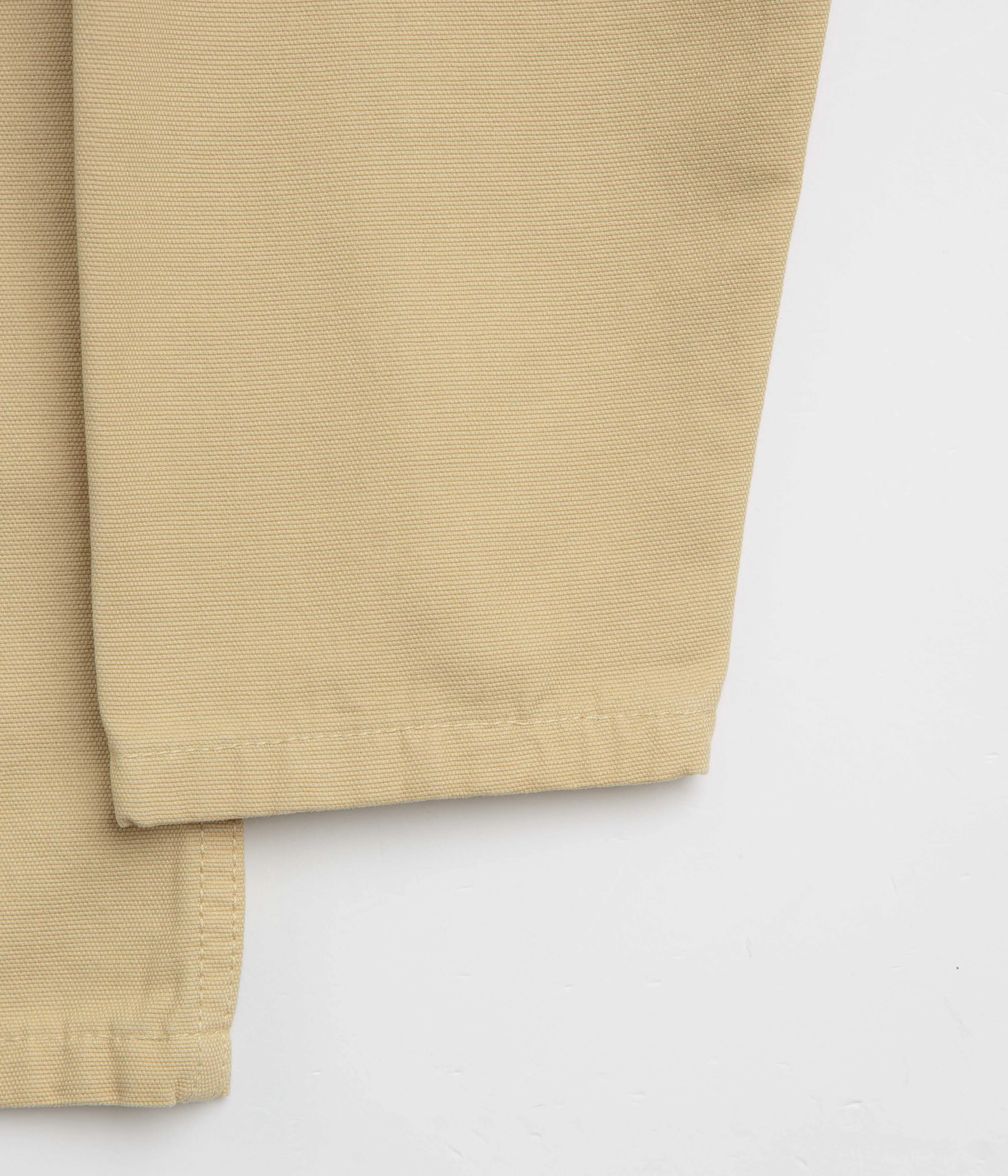 Service Works Canvas Script Popover Shirt - Pale Khaki