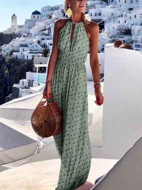 Sexy Printed Maxi Dress