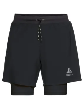 Short de Trail 2-en-1 Odlo Axalp Trail 6" Homme