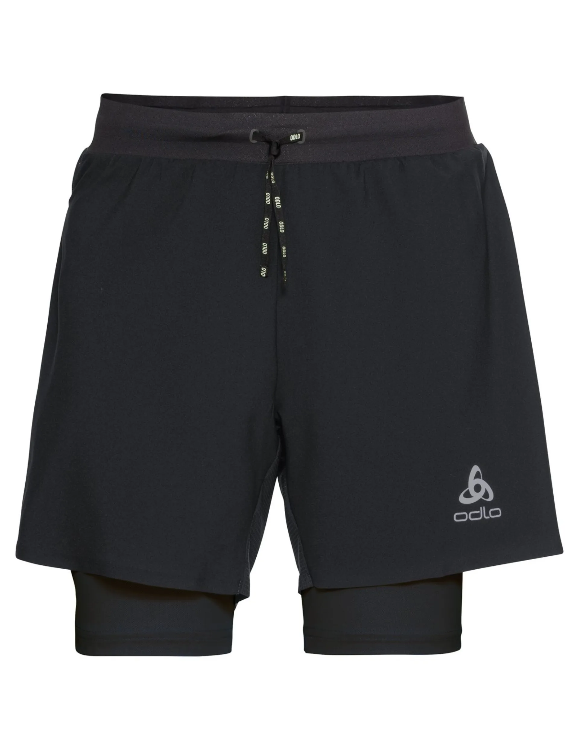 Short de Trail 2-en-1 Odlo Axalp Trail 6" Homme