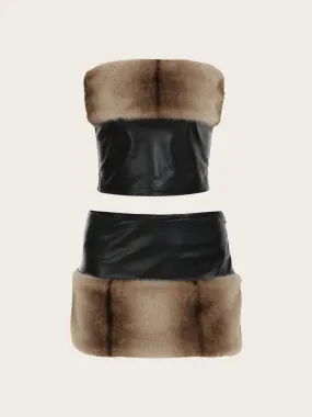 Sienna Faux Fur Two-Piece Set