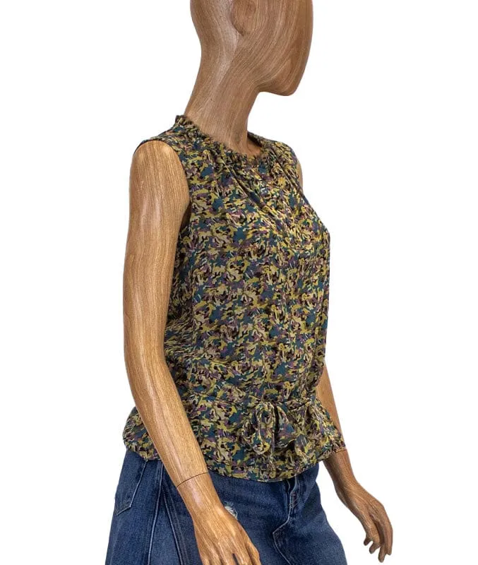 Silk Blouse With Fabric Tie
