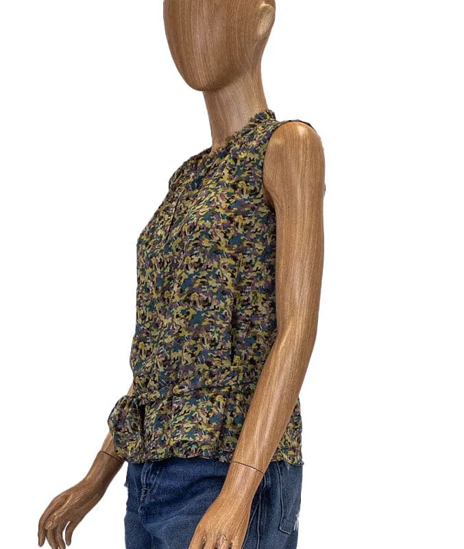 Silk Blouse With Fabric Tie