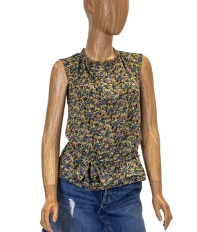 Silk Blouse With Fabric Tie