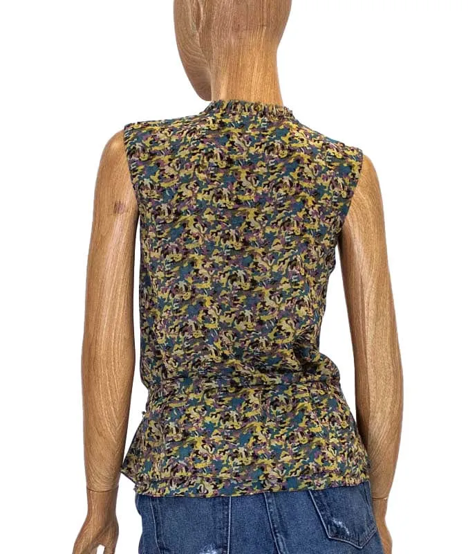 Silk Blouse With Fabric Tie