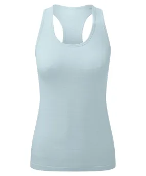 Sky Blue Melange - Women's TriDri® recycled seamless 3D fit multi-sport flex vest