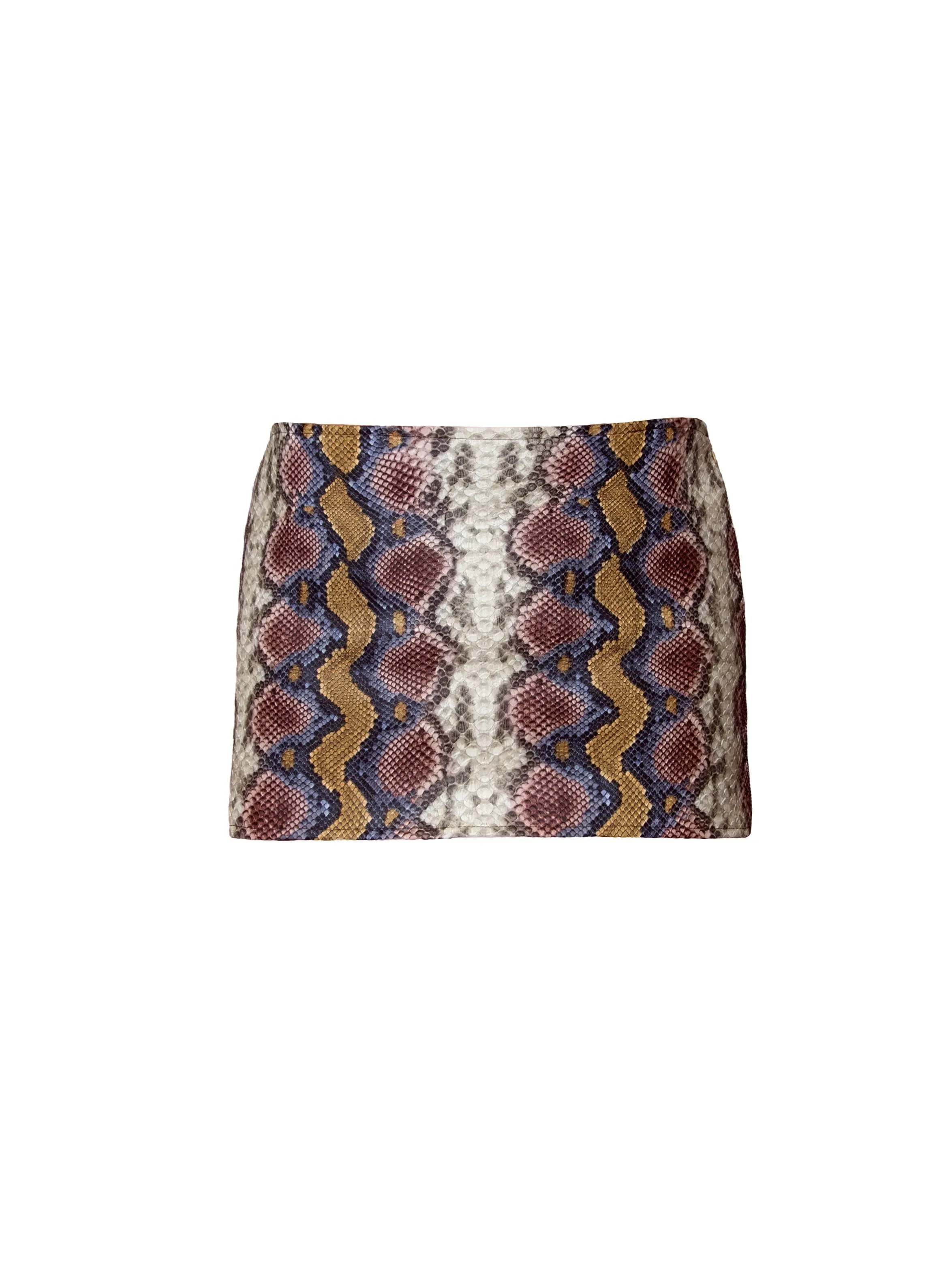 Snake Leather Skirt